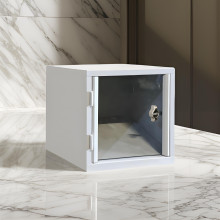 Foto illustrativa - Armadietto portavalori con plexiglass, 380/380/380 mm