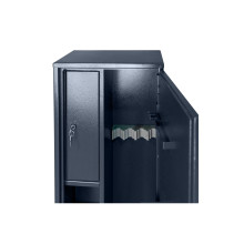 Armadio blindato per 4 armi con serratura a chiave, 1312/420/260 mm