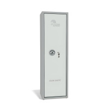 Armadio blindato per 4 armi con certificato, chiusura a chiave, 1412/420/370 mm