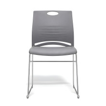 Sedia da pranzo ergonomica grigia