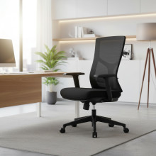 Sedia da ufficio con schienale in rete mesh 