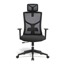 Sedia da ufficio ergonomica con schienale in rete mesh e poggiatesta