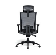 Sedia da ufficio con schienale in rete mesh e poggiatesta