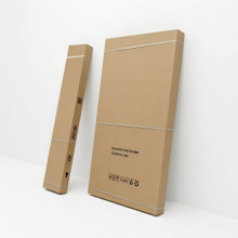 Armadio per ufficio effetto legno chiaro con 4 ripiani (in kit di montaggio)
