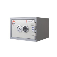 #17 MINISAFE F30 ELECTRO – Cassetta di sicurezza ignifuga grigia con serratura elettronica
