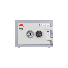 #17 MINISAFE F30 ELECTRO – Cassetta di sicurezza ignifuga grigia con serratura elettronica