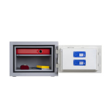 #17 MINISAFE F30 ELECTRO – Cassetta di sicurezza ignifuga grigia con serratura elettronica