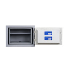 #17 MINISAFE F30 ELECTRO – Cassetta di sicurezza ignifuga grigia con serratura elettronica