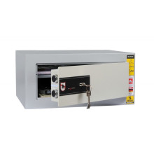 #17 MINISAFE M20 KEY – Cassetta di sicurezza grigia,  260 x 170 x 230 mm