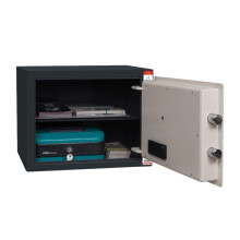 #17 MINISAFE S30 ELECTRO – Cassetta di sicurezza bianco-nera, 380 x 300 x 320 mm