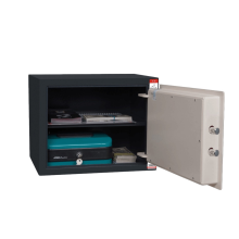 #17 MINISAFE S30 KEY – Cassetta di sicurezza bianco-nera,  380 x 300 x 320 mm