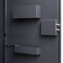Armadio blindato per 7 armi con serratura a chiave, 1300/650/350 mm