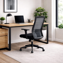 Sedia da ufficio con schienale in rete mesh