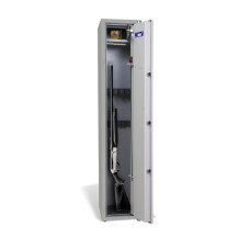 Armadio blindato per 5 armi con certificato, chiusura a chiave, 1512/300/350 mm