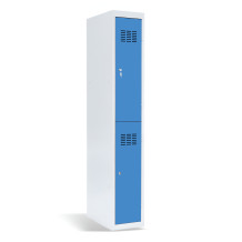 #03 MINI 2 – Armadio spogliatoio a 2 ante corte, 1800/300/500, RAL 5012