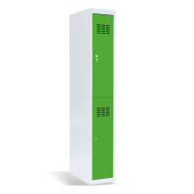 #03 MINI 2 – Armadio spogliatoio a 2 ante corte, 1800/300/500, RAL 6018