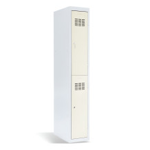 #03 MINI 2 – Armadio spogliatoio a 2 ante corte, 1800/300/500, RAL 9010