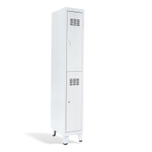 #03 MINI 2 – Armadio spogliatoio a 2 ante corte, 1800/300/500, RAL 7035 + nožičky