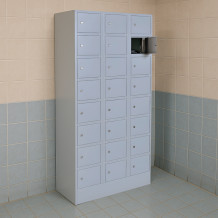 #05 BOX 24 GREY – Armadio portavalori a 24 scomparti, 1850900500 mm