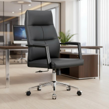 Sedia da ufficio elegante in pelle PU