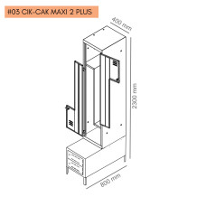 Disegno tecnico - #03 CIK-CAK MAXI 2 PLUS