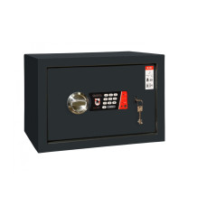 #17 MINISAFE R30 ELECTRO KEY – Cassaforte nera,  430 x 300 x 320 mm