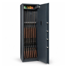 Armadio blindato per 8 armi con chiusura elettronica, 1512/470/350 mm