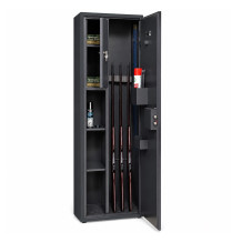 Armadio blindato per 4 armi con serratura a chiave, 1312/420/260 mm