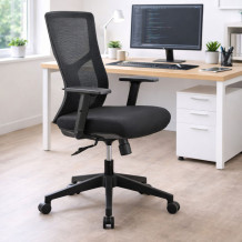Sedia da ufficio con schienale in rete mesh 
