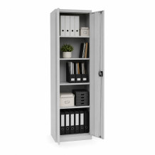 Armadio metallico universale larghezza 600 mm con 4 ripiani (in kit di montaggio)