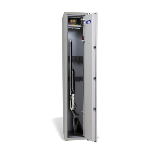 Armadio blindato per 5 armi con certificato, chiusura a chiave, 1512/300/350 mm