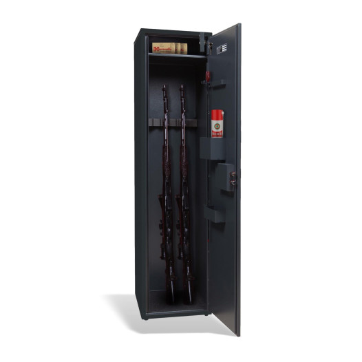 Armadio blindato per 5 armi con serratura a chiave, 1512/340/260 mm