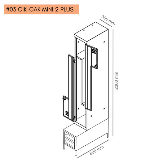 Disegno tecnico - #03 CIK-CAK MINI 2 PLUS
