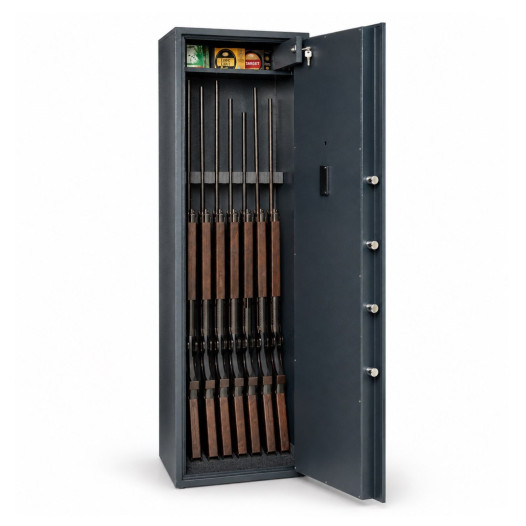 Armadio blindato per 8 armi con chiusura elettronica, 1500/470/350 mm