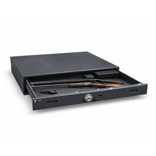 #17 HUNTER FLAT 3 KEY – Armadio blindato per 3 armi con serratura a chiave, modello piatto, 175/1600/510 mm