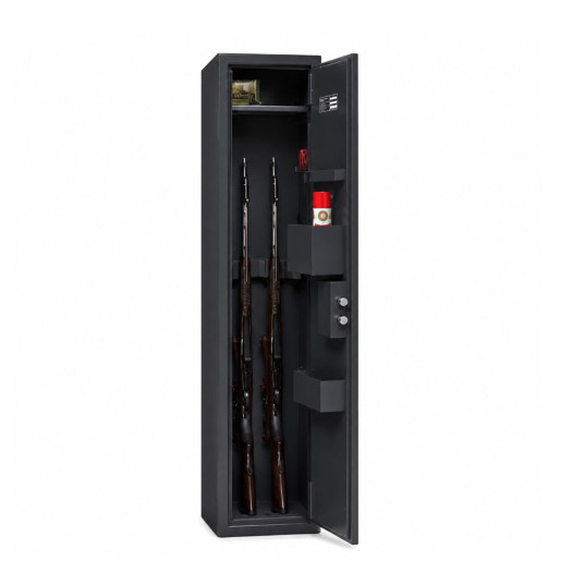 Armadio blindato per 3 armi con serratura a chiave, 1112/260/260 mm