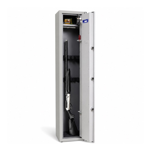Armadio blindato per 5 armi con certificato, chiusura elettronica, 1500/300/350 mm