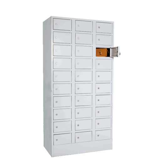 #05 BOX 30 GREY – Armadio portavalori a 30 scomparti, 1850/900/500 mm